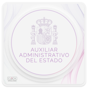 AUXILIAR ADMINISTRATIVO DEL ESTADO - 3 meses