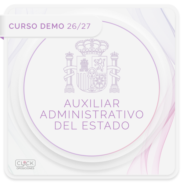 DEMO - AUXILIAR ADMINISTRATIVO DEL ESTADO